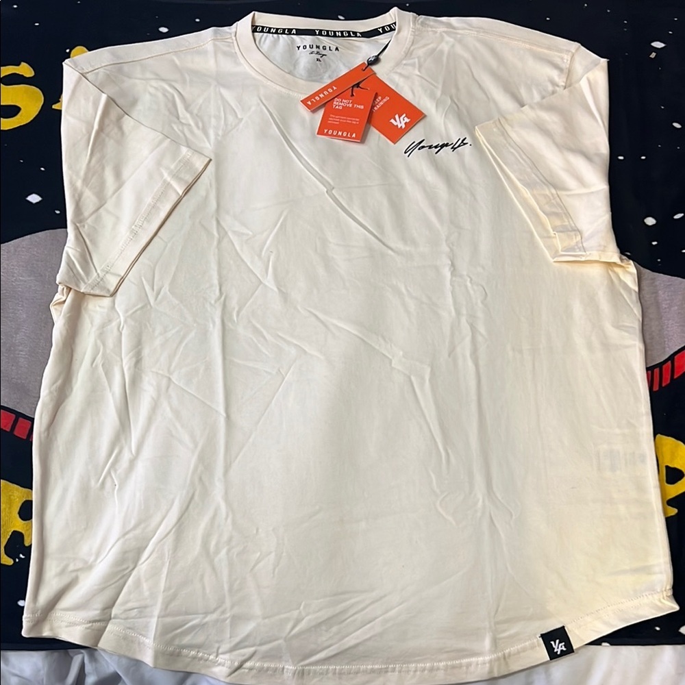 YoungLA Cream Short Sleeve Tee